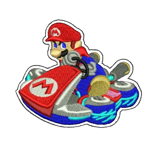 Mario Kart Iron-On Patch