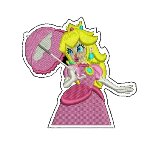 Mario Princess Peach Iron-On Patch